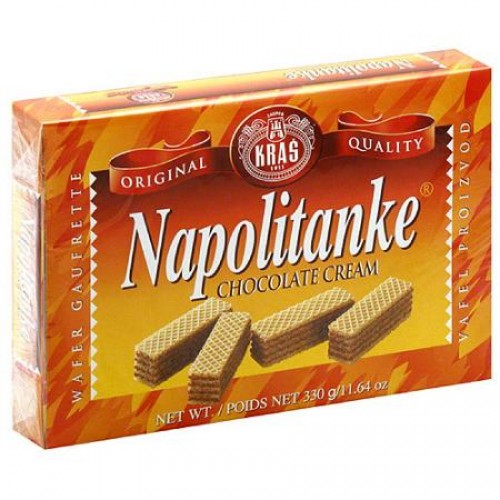 Napolitanki Waffer Kras Chocolate Cream 330gr 1 12 SKU2618